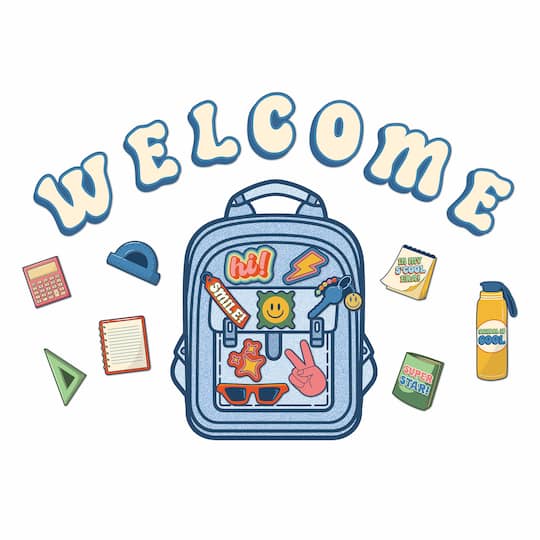 Eureka® S'Cool Era Welcome Bulletin Board Set